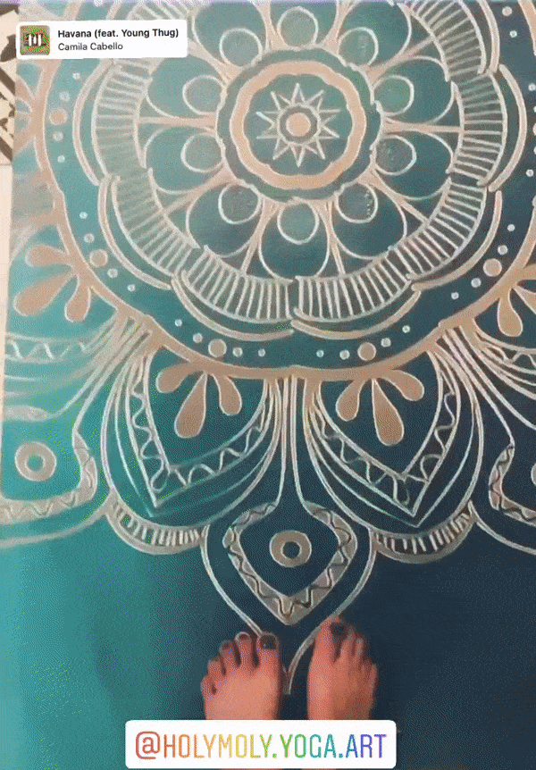 Travel Eco Mat - Light Mandala - 2 mm