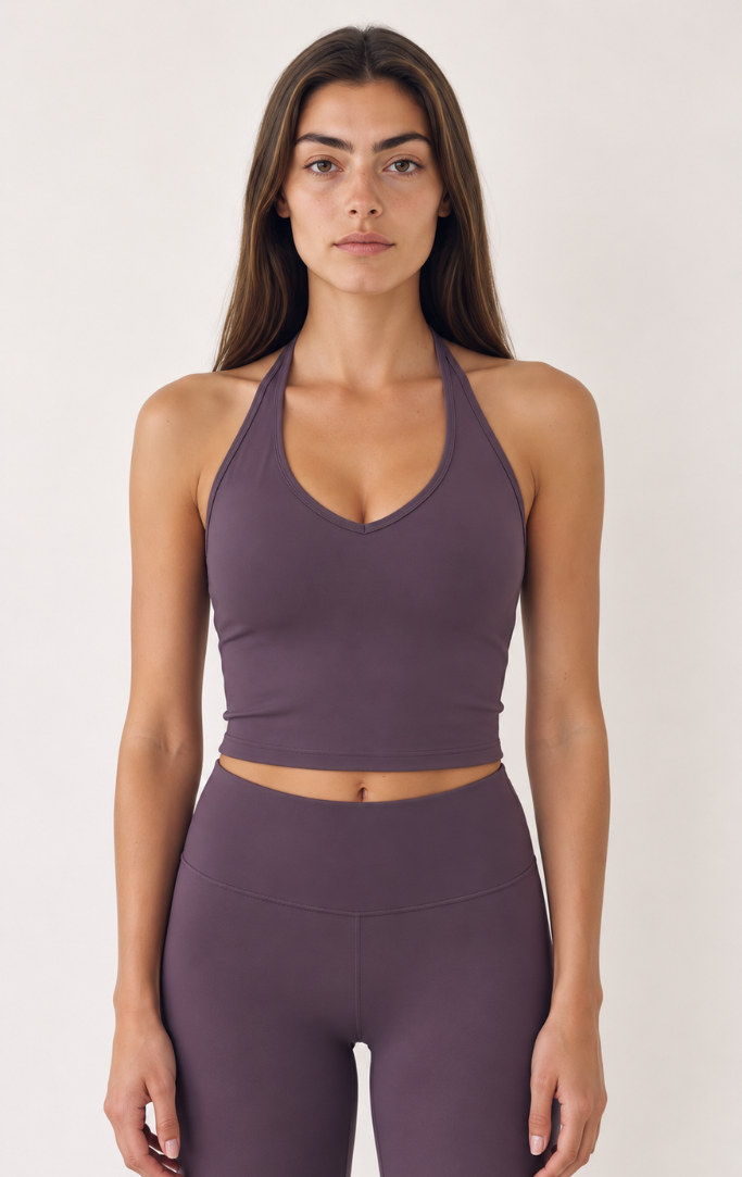 SCULPT HALTER TOP