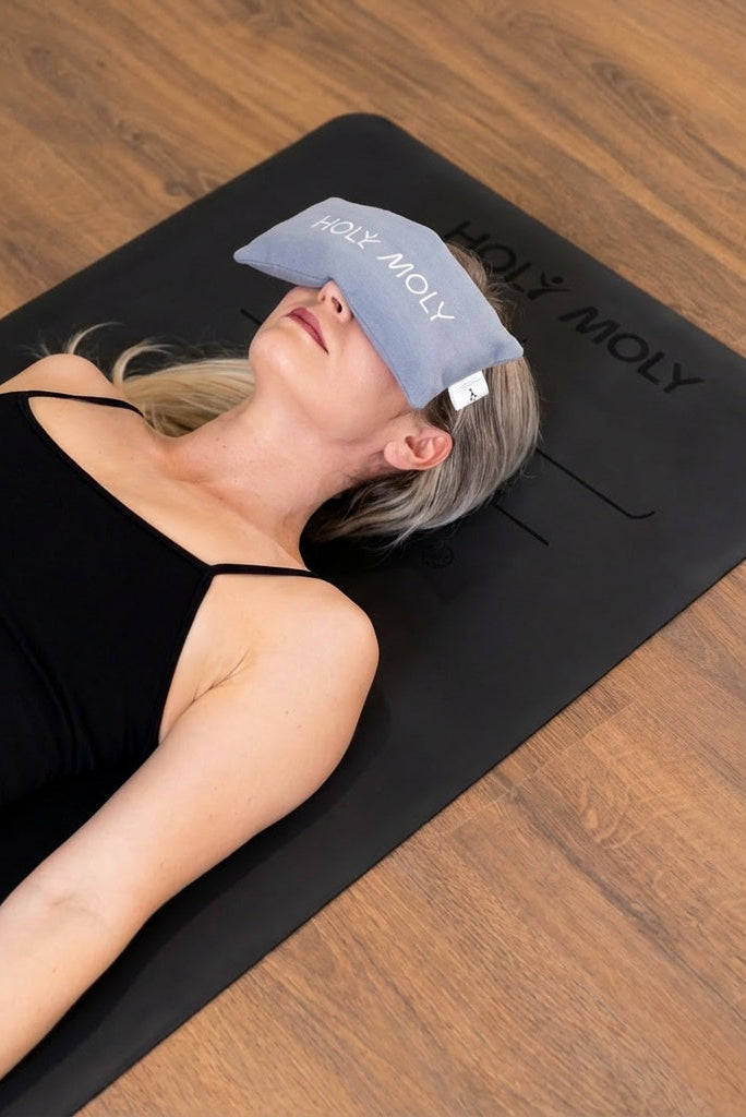 כרית עיניים להרפייה - במילוי פשתן ולבנדר