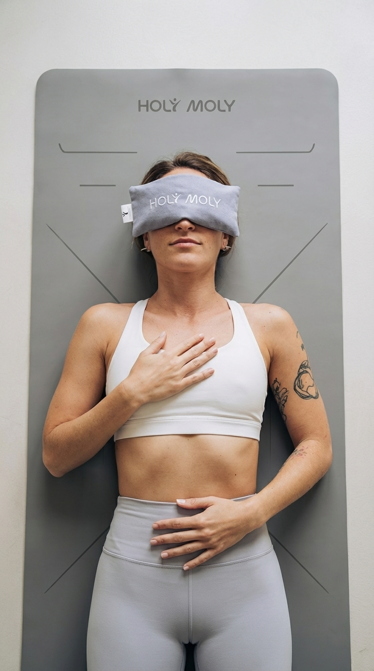 כרית עיניים להרפייה - במילוי פשתן ולבנדר