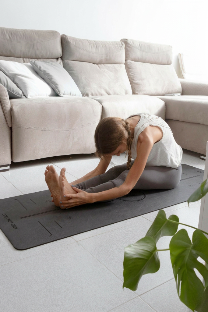 Premium Non Slip Coconut Mat - Black
