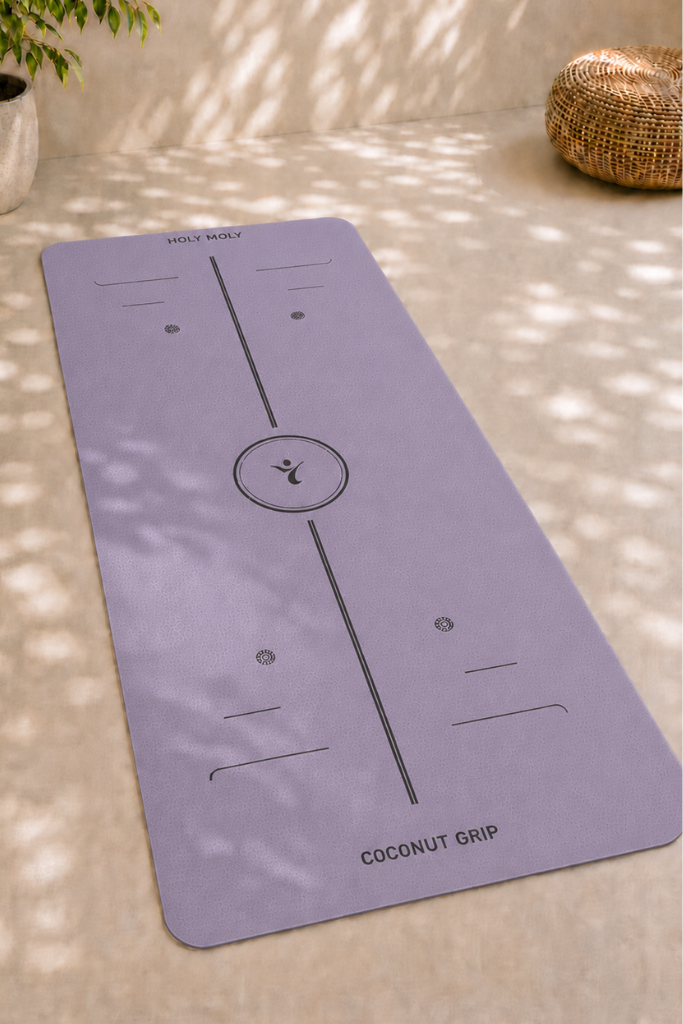 Non Slip Coconut Grip Mat - Lavender