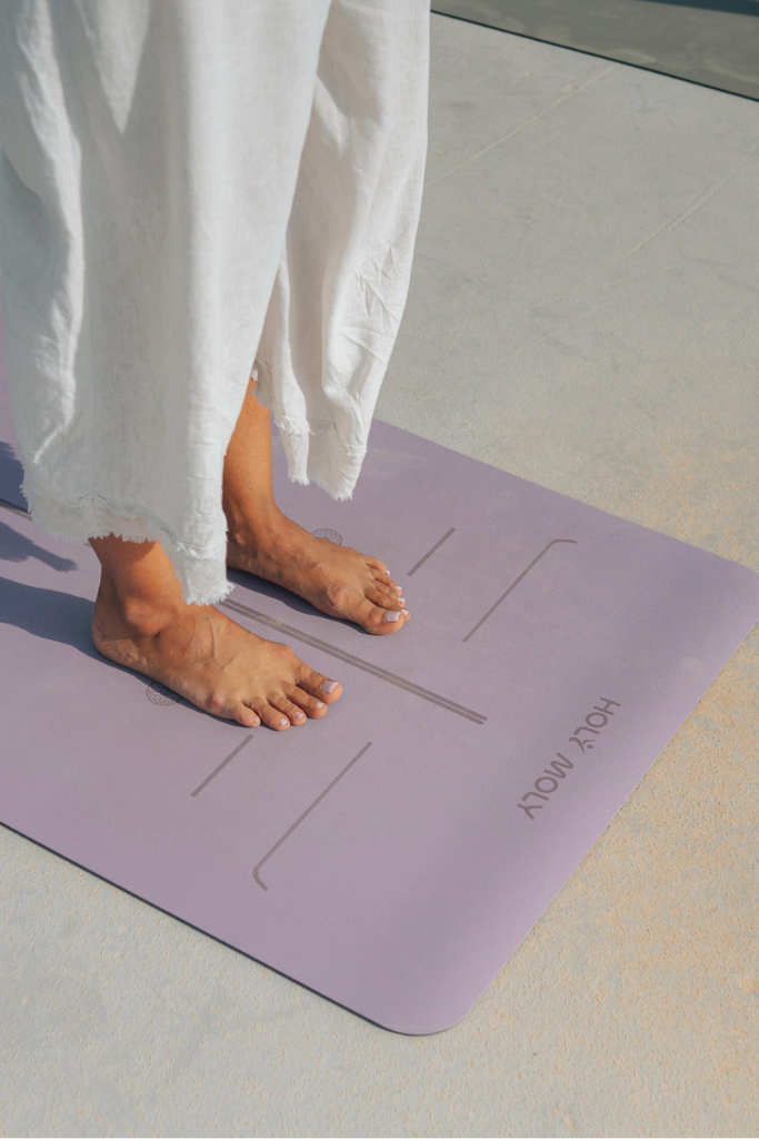 Non Slip Coconut Grip Mat - Lavender
