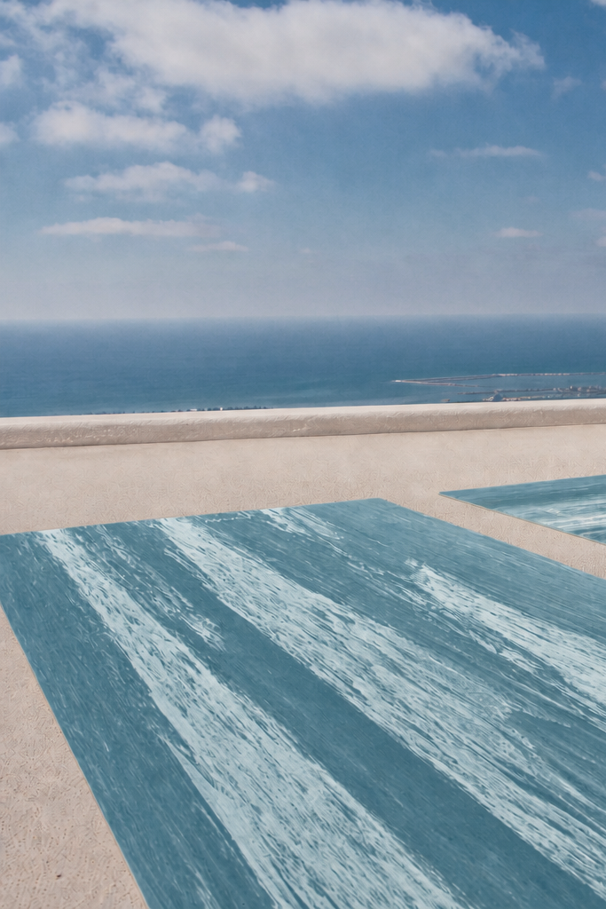 Natural Rubber Mat - Elite Series - Ocean Flow