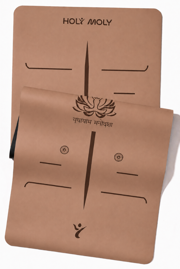Non Slip Eco Mat - Brown Lotus