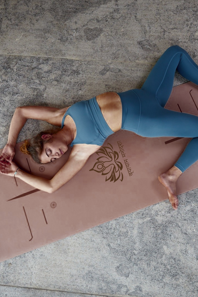 Non Slip Eco Mat - Brown Lotus