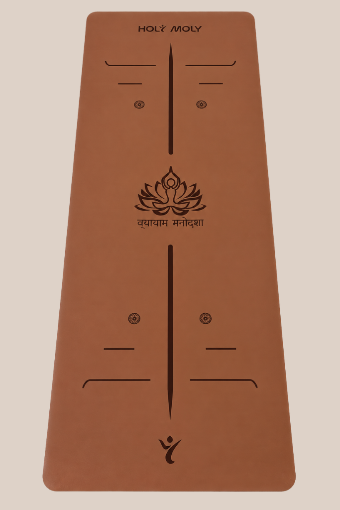 Non Slip Eco Mat - Brown Lotus
