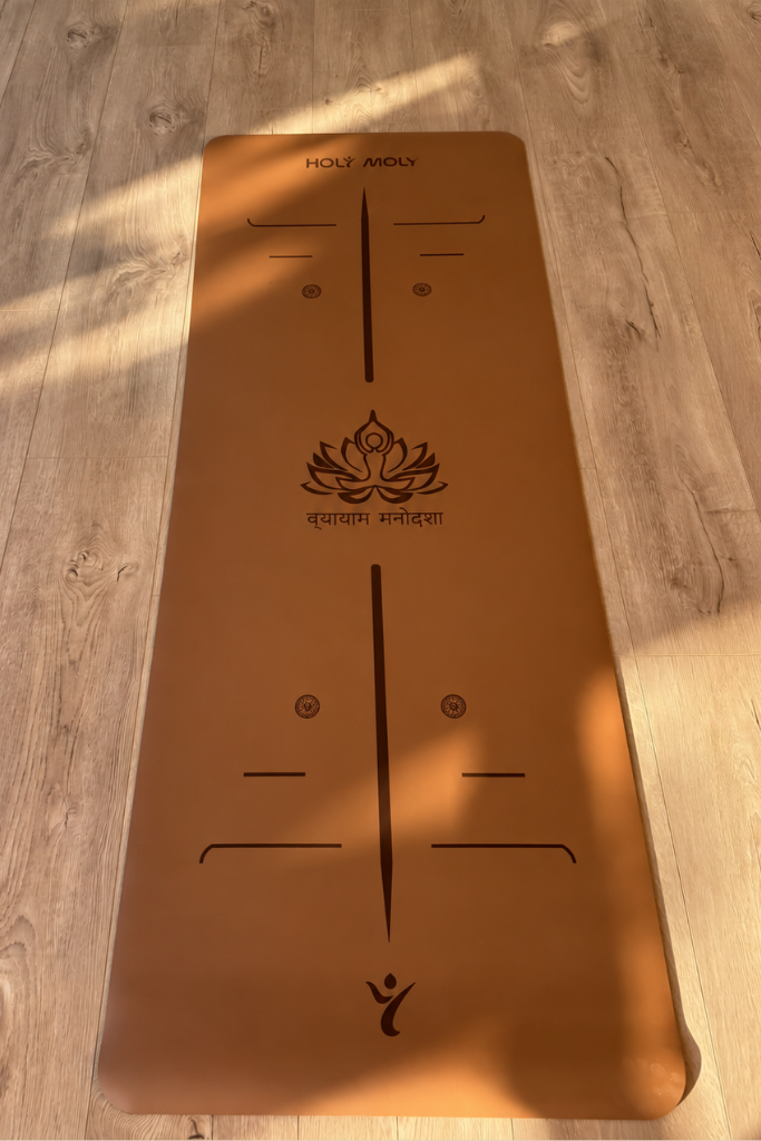 Non Slip Eco Mat - Brown Lotus