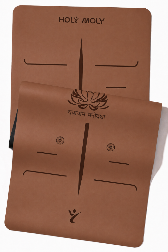 Non Slip Eco Mat - Brown Lotus