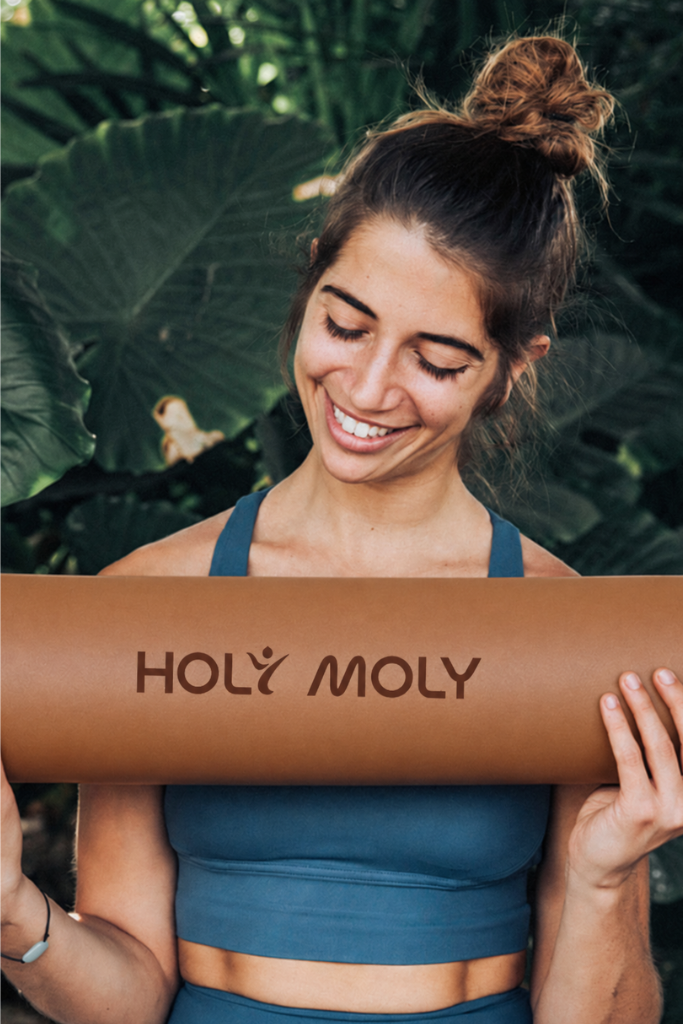 Non Slip Eco Mat - Brown Lotus