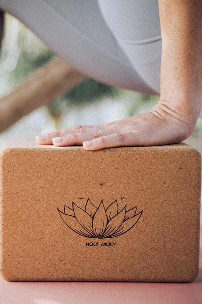 קוביית יוגה - שעם טבעי